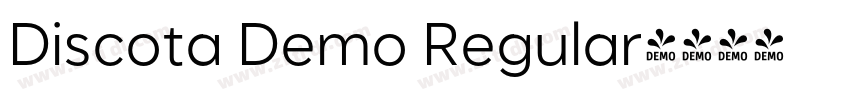 Discota Demo Regular字体转换